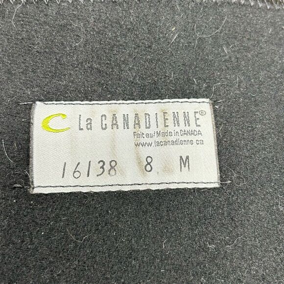 La Canadienne Women's Black Knee High Boots Size 8 Mid Heel Buckle Square Toe - Picture 12 of 12